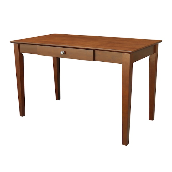 International Concepts Writing Desk with Drawer 26 in D X 26 H, 30 W X Hardwood, Espresso OF581-41 - main
